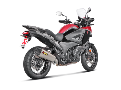 Akrapovic Slip-On Line Titanium Muffler System w/Carbon End Cap for Honda VFR1200X Crosstourer 16-20 Akrapovic