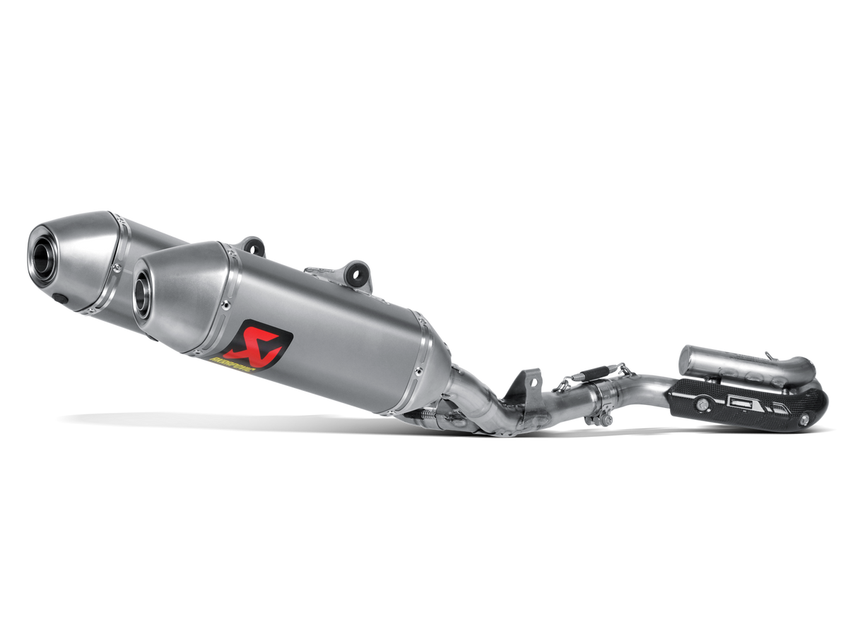 Akrapovic Racing Line Titanium Exhaust System w/Titanium End Cap for Honda CRF250R/CRF250RX 14-15 Akrapovic