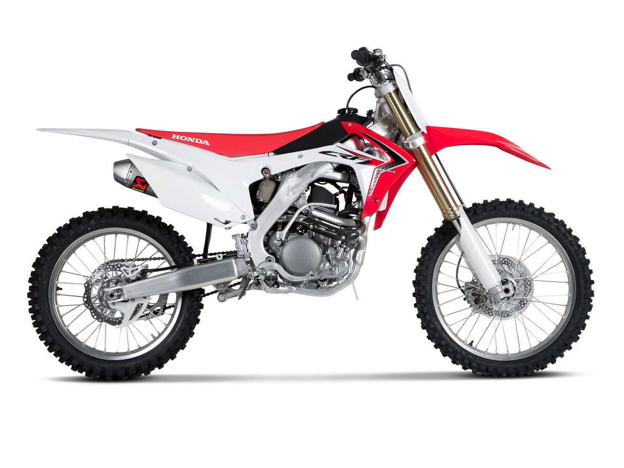 Akrapovic Racing Line Titanium Exhaust System w/Titanium End Cap for Honda CRF250R/CRF250RX 14-15 Akrapovic