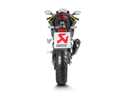 Akrapovic Slip-On Line Carbon Muffler System w/Carbon End Cap for Honda CBR250RR 17-Up