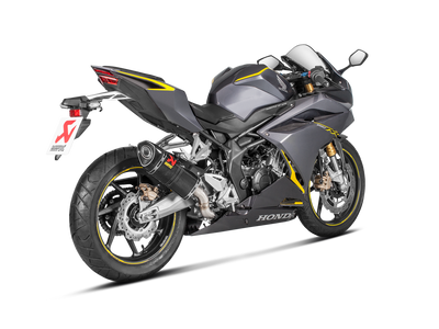Akrapovic Slip-On Line Carbon Muffler System w/Carbon End Cap for Honda CBR250RR 17-Up