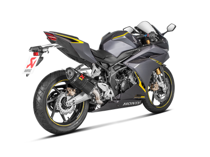 Akrapovic Slip-On Line Carbon Muffler System w/Carbon End Cap for Honda CBR250RR 17-Up