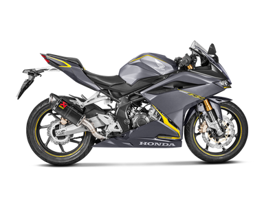 Akrapovic Slip-On Line Carbon Muffler System w/Carbon End Cap for Honda CBR250RR 17-Up