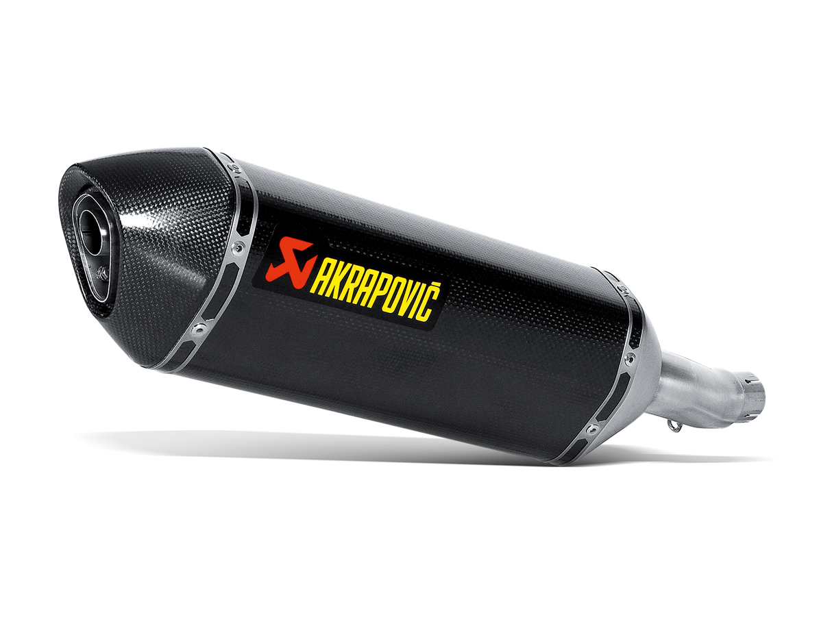 Akrapovic Slip-On Line Carbon Muffler System w/Carbon End Cap for Honda CBR300R 14-16 Akrapovic