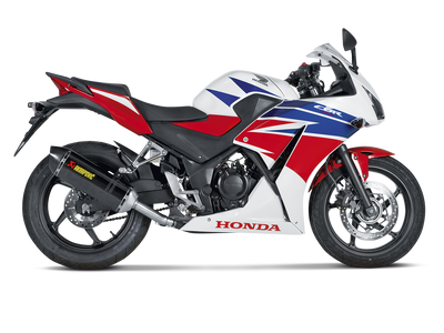 Akrapovic Slip-On Line Carbon Muffler System w/Carbon End Cap for Honda CBR300R 14-16 Akrapovic