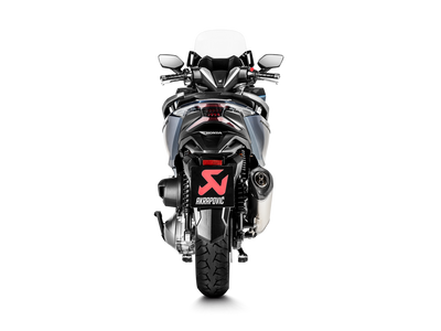 Akrapovic Slip-On Line Stainless Steel Muffler System w/Carbon End Cap for Honda Forza NSS300 18-20