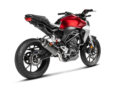Akrapovic Slip-On Line Carbon Muffler System w/Carbon End Cap for Honda CB300R 18-20 Akrapovic