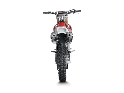 Akrapovic Evolution Line Titanium Exhaust System w/Titanium End Cap for Honda CRF450R/CRF450RX 15-16 Akrapovic