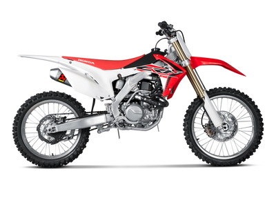 Akrapovic Evolution Line Titanium Exhaust System w/Titanium End Cap for Honda CRF450R/CRF450RX 15-16 Akrapovic