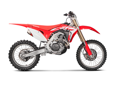 Akrapovic Evolution Line Titanium Exhaust System w/Titanium End Cap for Honda CRF450R/CRF450RX 17-20 Akrapovic