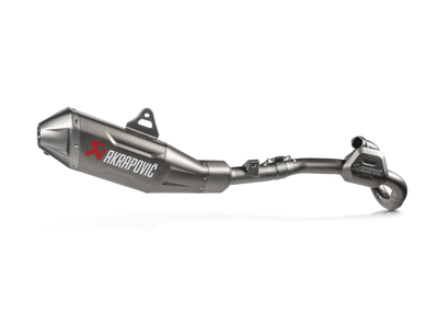 Akrapovic Evolution Line Titanium Exhaust System w/Titanium End Cap for Honda CRF450R/CRF450RX 21-Up Akrapovic