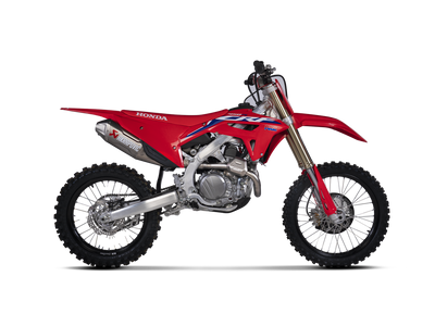 Akrapovic Evolution Line Titanium Exhaust System w/Titanium End Cap for Honda CRF450R/CRF450RX 21-Up Akrapovic