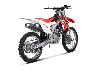 Akrapovic Racing Line Titanium Exhaust System w/Titanium End Cap for Honda CRF450R/CRF450RX 15-16