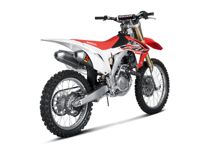 Akrapovic Racing Line Titanium Exhaust System w/Titanium End Cap for Honda CRF450R/CRF450RX 15-16