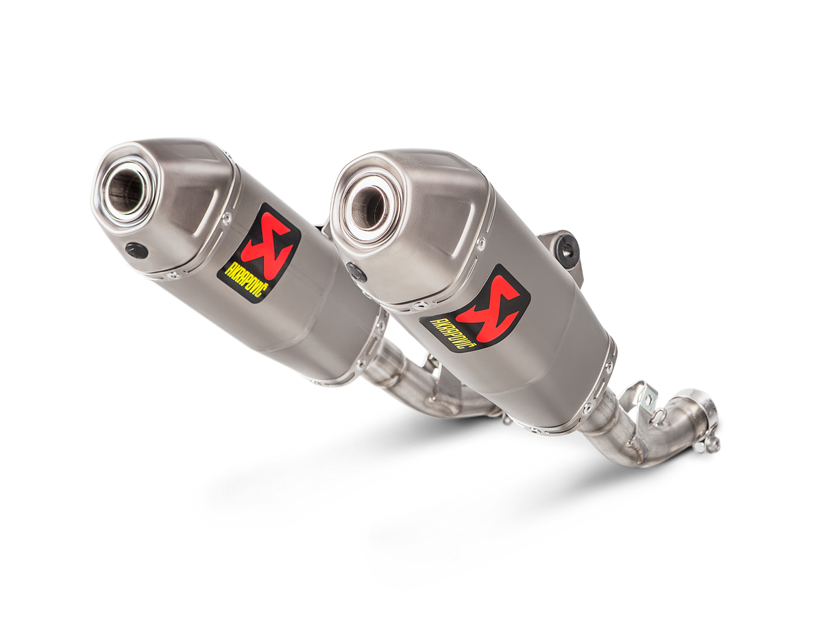 Akrapovic Slip-On Line Titanium Muffler System w/Titanium End Cap for Honda CRF450R/CRF450RX 17-18 Akrapovic