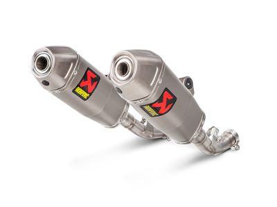 Akrapovic Slip-On Line Titanium Muffler System w/Titanium End Cap for Honda CRF450R/CRF450RX 17-18 Akrapovic