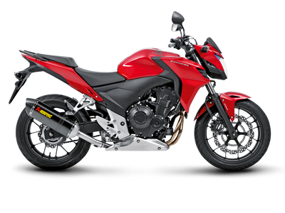 Akrapovic Slip-On Line Carbon Muffler System w/Carbon End Cap for Honda CBR400/CBR500 R 13-15