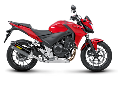 Akrapovic Slip-On Line Carbon Muffler System w/Carbon End Cap for Honda CBR400/CBR500 R 13-15