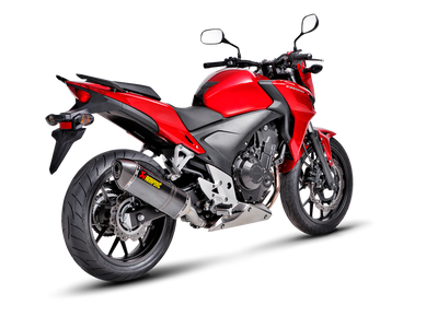 Akrapovic Slip-On Line Carbon Muffler System w/Carbon End Cap for Honda CBR400/CBR500 R 13-15