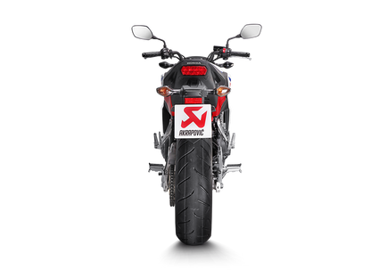 Akrapovic Racing Line Titanium Exhaust System w/Titanium End Cap for Honda CB650F/CBR650F 14-16
