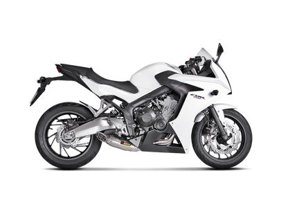 Akrapovic Racing Line Titanium Exhaust System w/Titanium End Cap for Honda CB650F/CBR650F 14-16