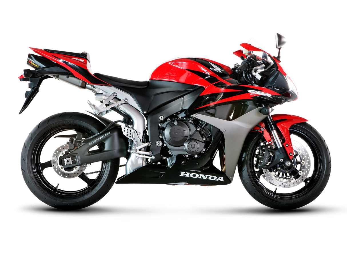 Akrapovic Slip-On Line Titanium Muffler System w/Carbon End Cap for Honda CBR600RR 07-08 Akrapovic