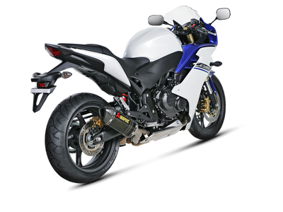 Akrapovic Slip-On Line Carbon Muffler System w/Carbon End Cap for Honda CB600F Hornet/CBR600 F 07-13 Akrapovic