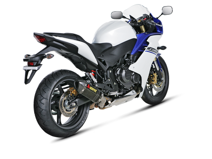 Akrapovic Slip-On Line Carbon Muffler System w/Carbon End Cap for Honda CB600F Hornet/CBR600 F 07-13 Akrapovic