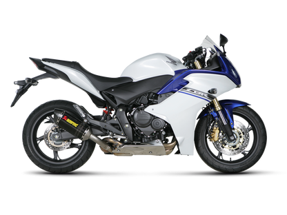 Akrapovic Slip-On Line Carbon Muffler System w/Carbon End Cap for Honda CB600F Hornet/CBR600 F 07-13 Akrapovic