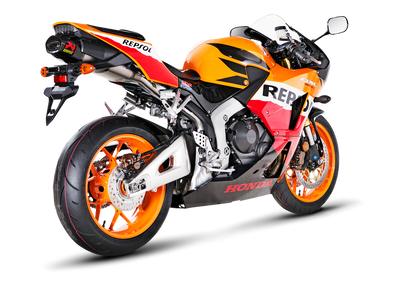 Akrapovic Slip-On Line Titanium Muffler System w/Carbon End Cap for Honda CBR600RR 13-18 Akrapovic