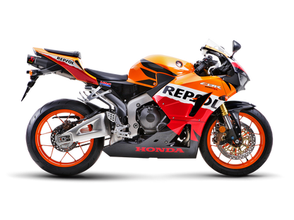 Akrapovic Slip-On Line Titanium Muffler System w/Carbon End Cap for Honda CBR600RR 13-18 Akrapovic