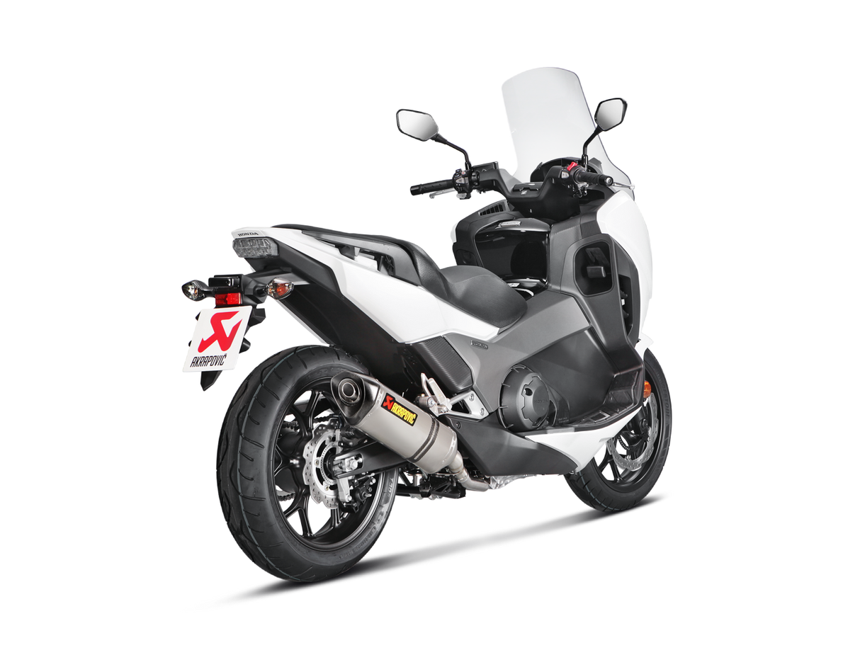 Akrapovic Slip-On Line Titanium Muffler System w/Carbon End Cap for Honda NC700/NC750S/NC750X/Integra 12-20 Akrapovic