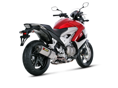 Akrapovic Slip-On Line Titanium Muffler System w/Carbon End Cap for Honda VFR800X Crossrunner 11-14 Akrapovic