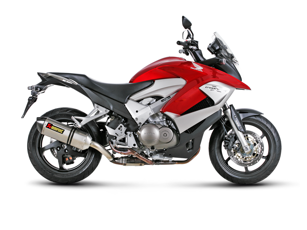 Akrapovic Slip-On Line Titanium Muffler System w/Carbon End Cap for Honda VFR800X Crossrunner 11-14 Akrapovic