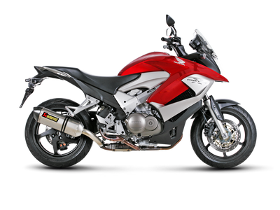 Akrapovic Slip-On Line Titanium Muffler System w/Carbon End Cap for Honda VFR800X Crossrunner 11-14 Akrapovic