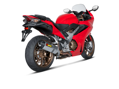Akrapovic Slip-On Line Titanium Muffler System w/Carbon End Cap for Honda VFR800F 14-16/VFR800X Crossrunner 15-16