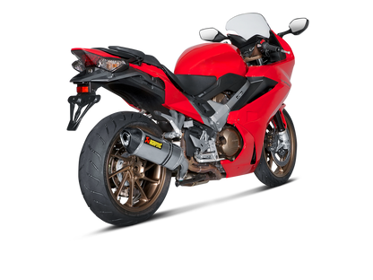 Akrapovic Slip-On Line Titanium Muffler System w/Carbon End Cap for Honda VFR800F 14-16/VFR800X Crossrunner 15-16