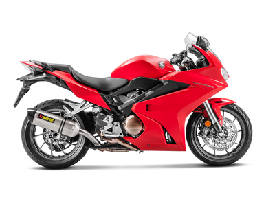 Akrapovic Slip-On Line Titanium Muffler System w/Carbon End Cap for Honda VFR800F 17-20/VFR800X Crossrunner 17-20 Akrapovic