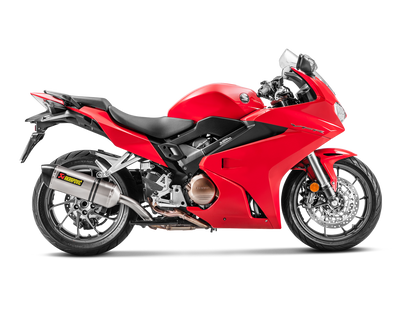 Akrapovic Slip-On Line Titanium Muffler System w/Carbon End Cap for Honda VFR800F 17-20/VFR800X Crossrunner 17-20 Akrapovic