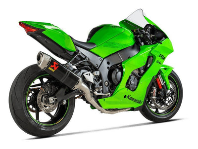Akrapovic Evolution Line Carbon Exhaust System w/Titanium End Cap for Kawasaki Ninja ZX-10R 21-Up Akrapovic