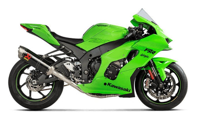 Akrapovic Evolution Line Carbon Exhaust System w/Titanium End Cap for Kawasaki Ninja ZX-10R 21-Up Akrapovic