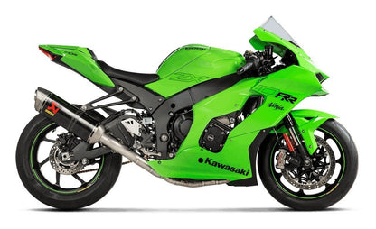 Akrapovic Evolution Line Carbon Exhaust System w/Titanium End Cap for Kawasaki Ninja ZX-10R 21-Up Akrapovic