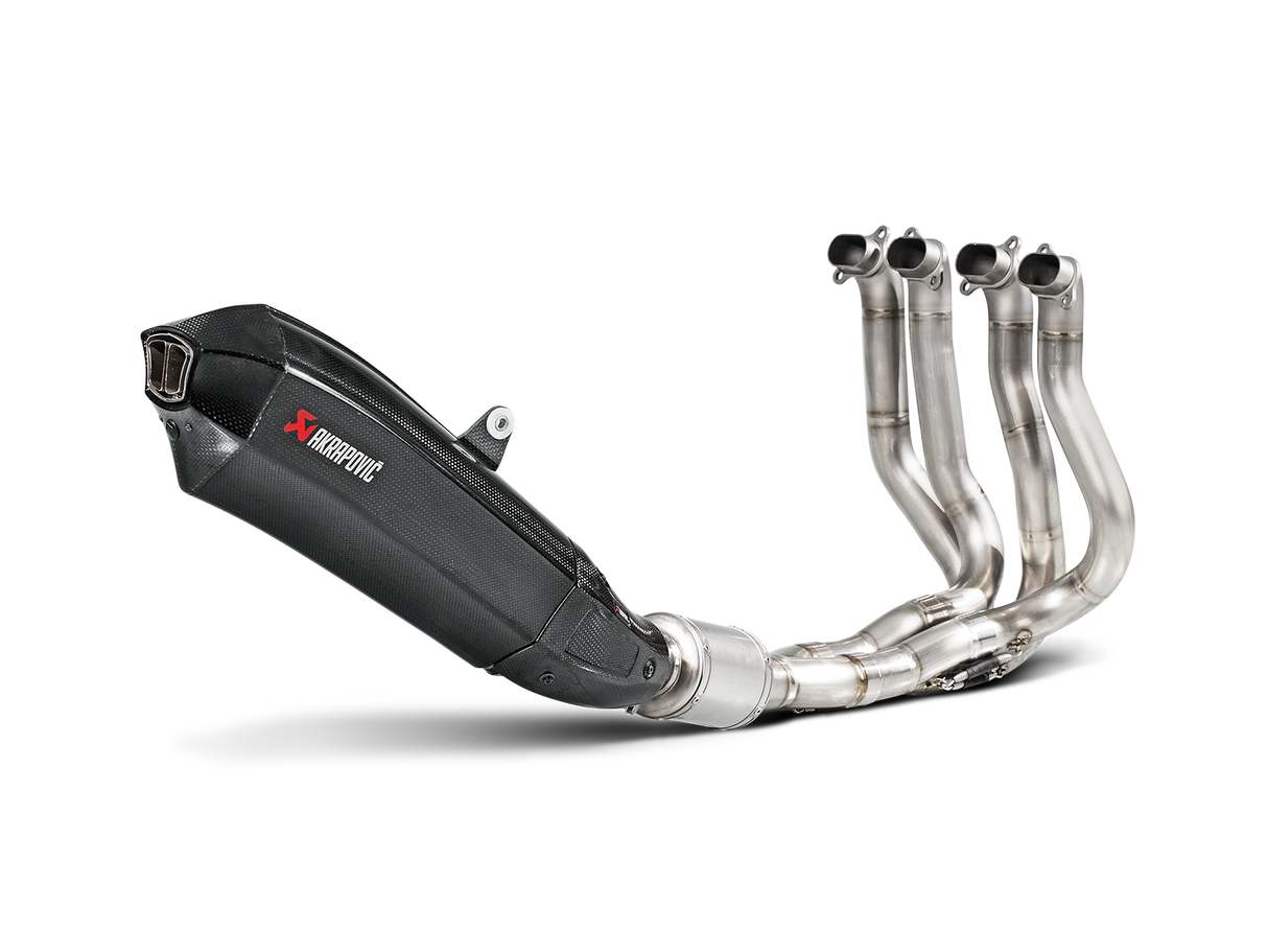 Akrapovic Evolution Line Carbon Exhaust System w/Carbon End Cap for Kawasaki Ninja H2 16-20/Ninja H2R 16-21 Akrapovic