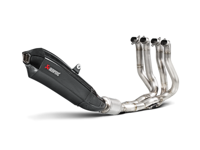 Akrapovic Evolution Line Carbon Exhaust System w/Carbon End Cap for Kawasaki Ninja H2 16-20/Ninja H2R 16-21 Akrapovic