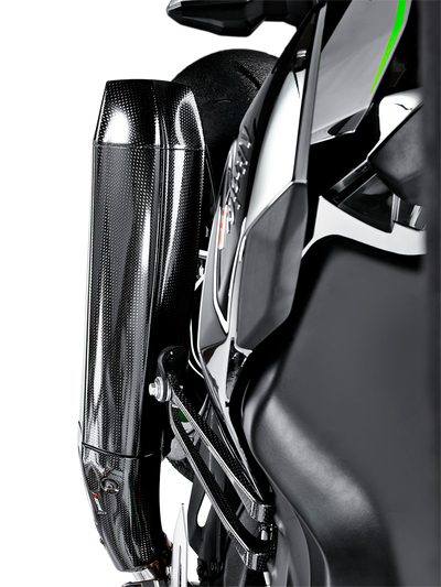 Akrapovic Evolution Line Carbon Exhaust System w/Carbon End Cap for Kawasaki Ninja H2 16-20/Ninja H2R 16-21 Akrapovic
