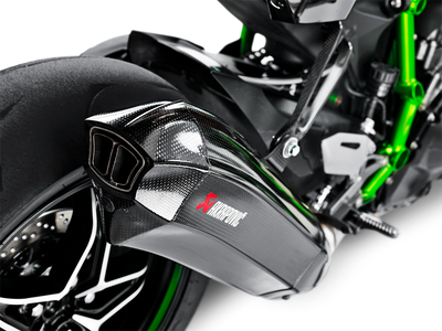 Akrapovic Evolution Line Carbon Exhaust System w/Carbon End Cap for Kawasaki Ninja H2 16-20/Ninja H2R 16-21 Akrapovic