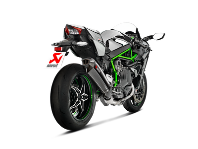 Akrapovic Evolution Line Carbon Exhaust System w/Carbon End Cap for Kawasaki Ninja H2 16-20/Ninja H2R 16-21 Akrapovic