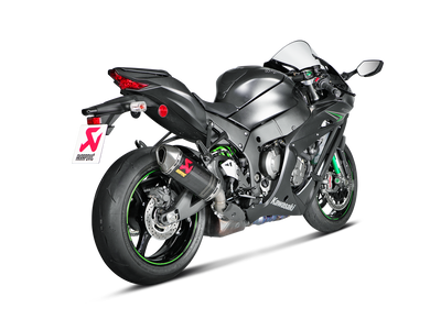 Akrapovic Slip-On Line Titanium Muffler System w/Carbon End Cap for Kawasaki Ninja ZX-10R 16-20 Akrapovic