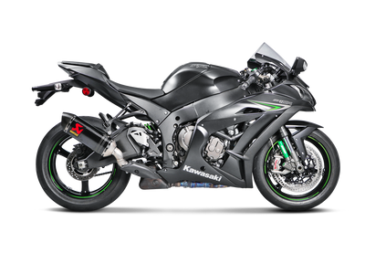 Akrapovic Slip-On Line Titanium Muffler System w/Carbon End Cap for Kawasaki Ninja ZX-10R 16-20 Akrapovic
