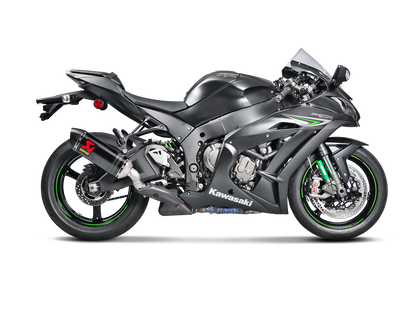 Akrapovic Slip-On Line Titanium Muffler System w/Carbon End Cap for Kawasaki Ninja ZX-10R 16-20 Akrapovic